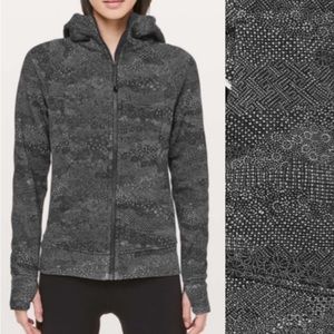 Lululemon Scuba Hoodie Light Cotton Fleece: Meisai Black White